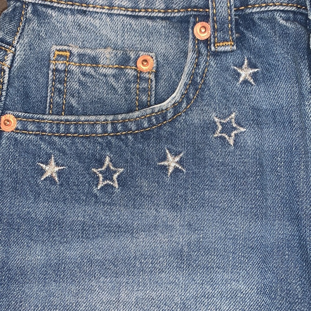 H&M x Coachella Daydreamer Star Denim Shorts Size 2 - Picture 8 of 16